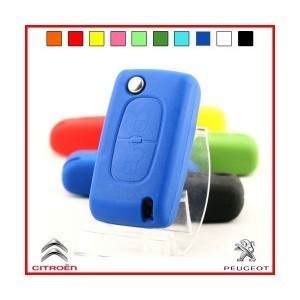 Étui housse de protection en silicone pour télécommande clé Citroën C2, C3,  C4/Picasso, C5, C6, Jumpy, Berlingo 3 boutons